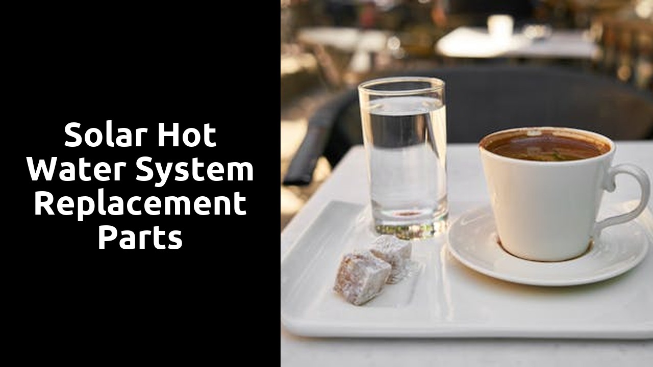 Solar Hot Water System Replacement Parts